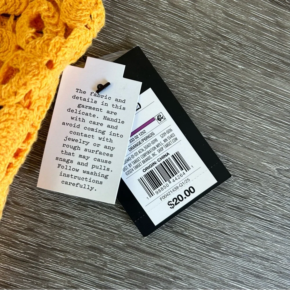 NWT Girls 10/12 Art Class Floral Knit Yellow Button Down Cardigan - Picture 3 of 6